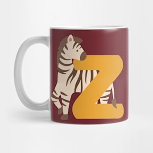 Animal alphabet Z Mug